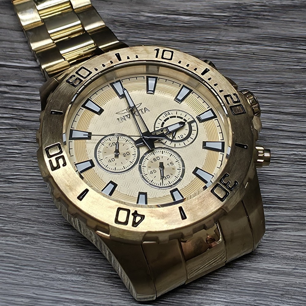 Invicta Men's Watch - Model 22547 -‎ Pro Diver 50mm Gold Tone Stainless Steel